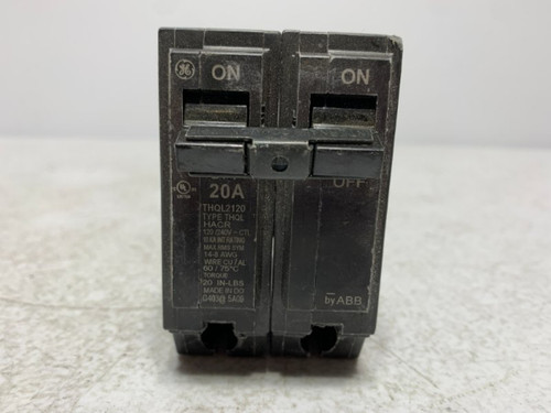 General Electric THQL2120 Circuit Breaker 20A 120/240V 2-Pole