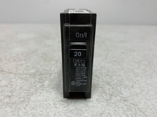 Eaton BR120 Circuit Breaker 20A 120/240V 1-Pole