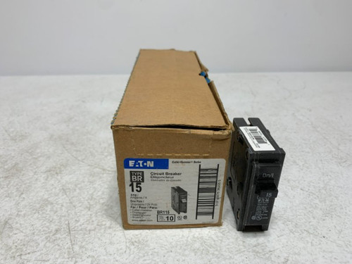 Eaton BR115 Circuit Breaker 15A 120/240V 1-Pole