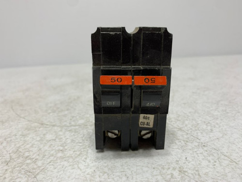 Federal Pacific Electric NA250 Circuit Breaker 50A 120/240V 2-Pole