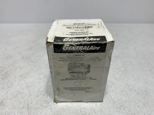 General Aire MHX3C Humidistat 24V Wall or Duct Mount