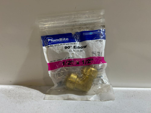 PlumBite C77425LF 90 deg Elbow 1/2" x 1/2"