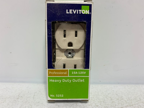 Leviton 5252 Heavy Duty Outlet 15A 125V