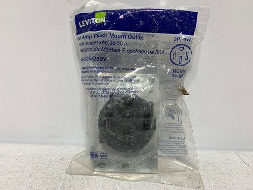 Leviton 279-S00 Receptacle 50A 125/250V 3-Pole 4-Wire