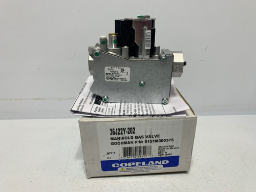 White-Rodgers 36J22Y-202 Gas Valve 24V 1/2" x 1/2" NPT