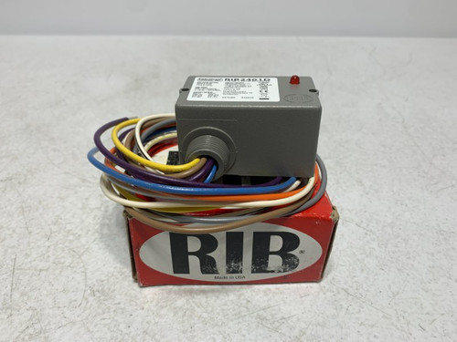 RIB RIB2401D Enclosed Relay 10A DPDT 24VAC/DC 120VAC