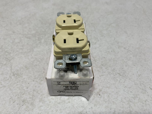 Legrand TR20-I Duplex Receptacle 20A 125V Ivory