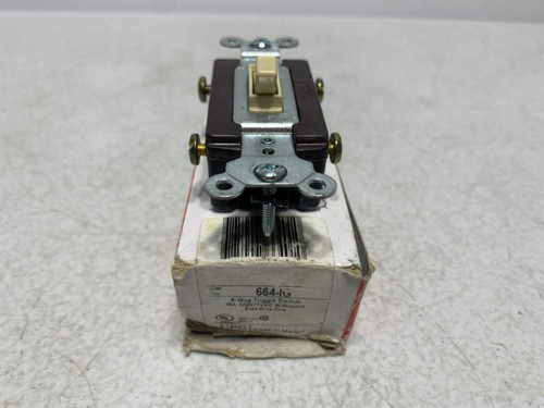 Legrand 664-IG 4-Way Toggle Switch 15A 120V Ivory