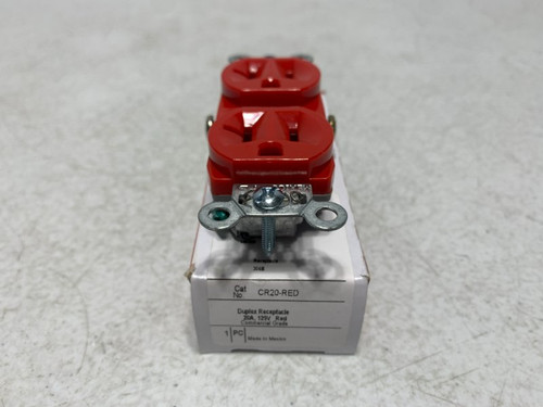 Legrand CR20-RED Duplex Receptacle 20A 125V Red