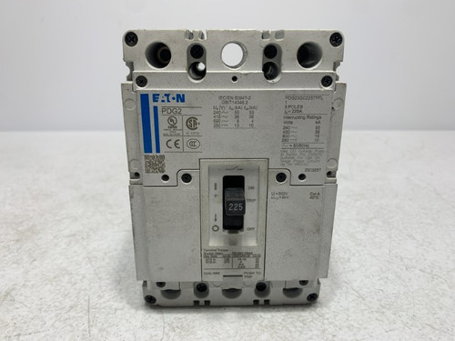 Eaton PDG23G0225TFFL Circuit Breaker 225A 3-Pole 600V