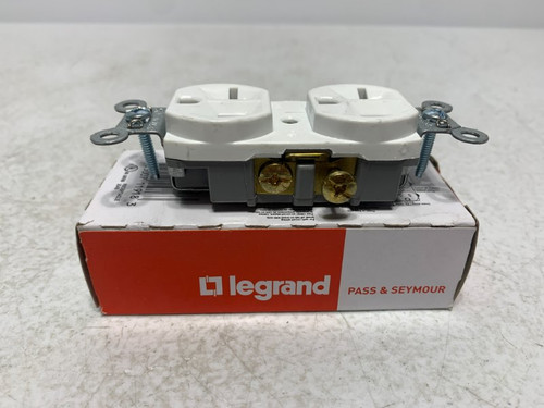 Legrand CR20-W Duplex Receptacle 20A 125V White