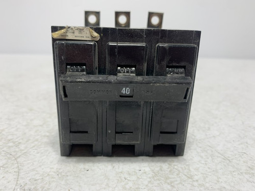 Eaton BAB3040H Circuit Breaker 40A 240V 3-Pole Bolt-On