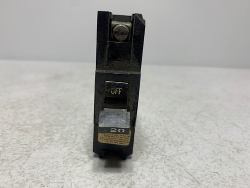 Federal Pacific Electric NB111020 Circuit Breaker 20A 1-Pole 120V Bolt-On