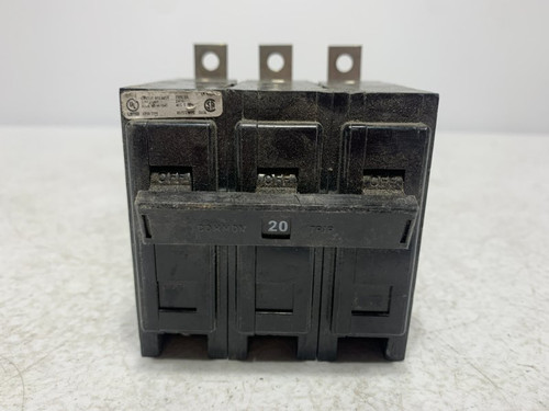 Eaton BAB3020H Circuit Breaker 20A 240V 3-Pole Bolt-On