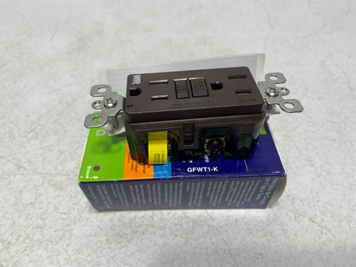 Leviton GFWT1-K GFCI Outlet 15A 125V Brown