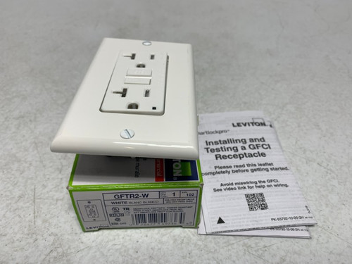 Leviton GFTR2-W GFCI Receptacle 20A 125V