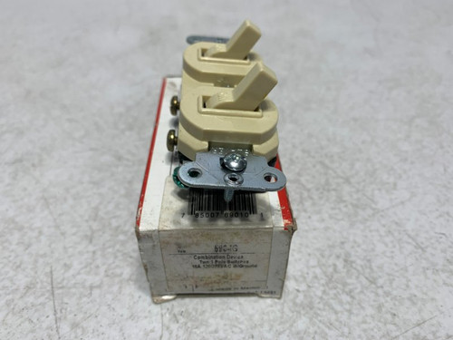 Legrand 690-IG Combination Switch 15A 120/277V Ivory