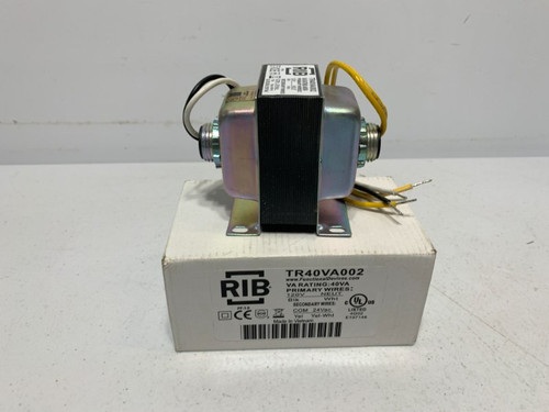 RIB TR40VA002 Transformer 40VA 120V 24V Dual Hub Foot