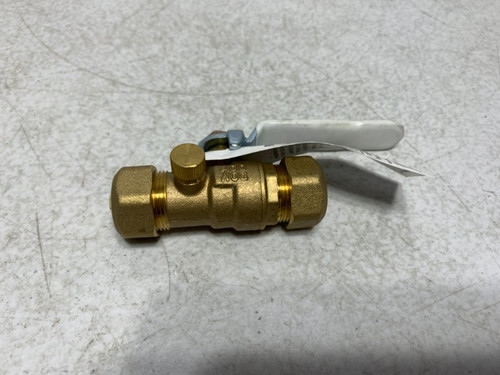 FNW FNWX480AD Ball Valve 1/2" Brass 400# Compression