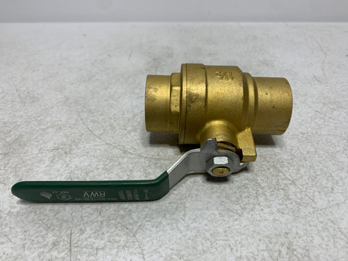 RWV 5595F 1-1/2" Brass Full Port Ball Valve