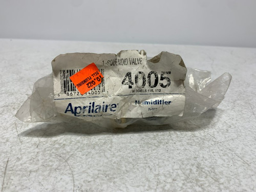 Aprilaire 4005 Solenoid Valve 120VAC 2.3W 3/32" Orifice