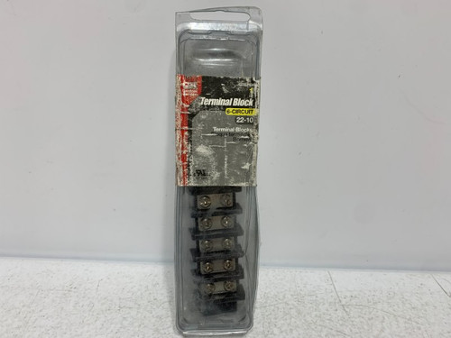 Gardner Bender GTB-406 Terminal Block 6-Circuit 30A 600V 22-10 AWG