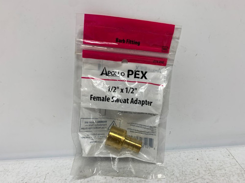 Apollo APXFS1212 Pipe Adapter 1/2" x 1/2" Female Sweat