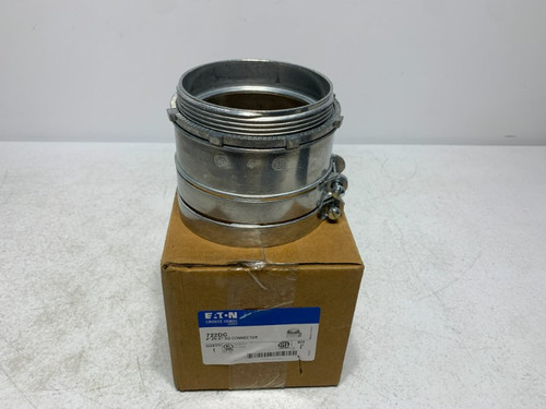 Eaton 722DC Conduit Connector 4" Straight Non-Insulated Zinc Die Cast