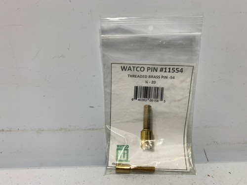 Watco 11554 Threaded Brass Pin 1/4-20