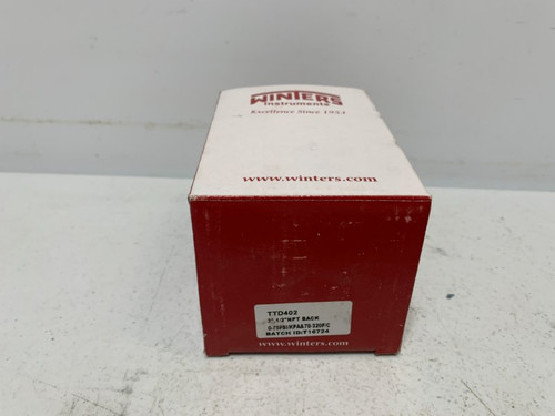 Winters TTD402 Tridicator 3" 1/2"NPT 0-75 PSI 70-320F/C