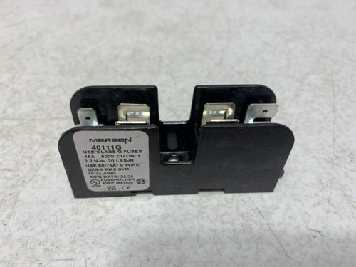 Mersen 40111G Fuse Block 15A 600VAC 1-Pole