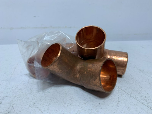 Unbranded 1-1/4" Copper Elbow Fitting 90-Degree (lot of 3)