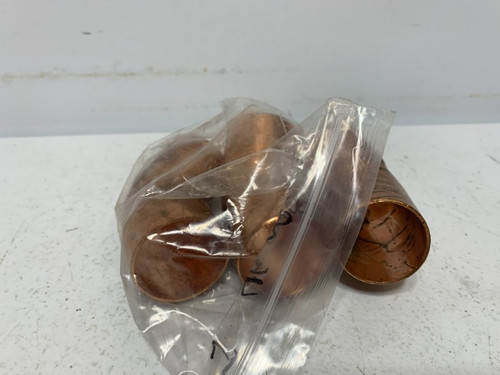 Unbranded 1-1/4" Copper Elbow Fitting 45 deg (lot of 3)