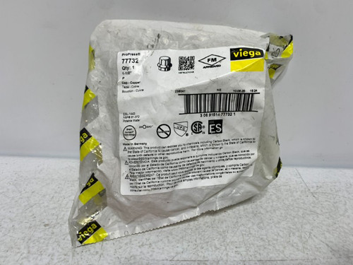 Viega 77732 ProPress Copper Cap 1-1/2"