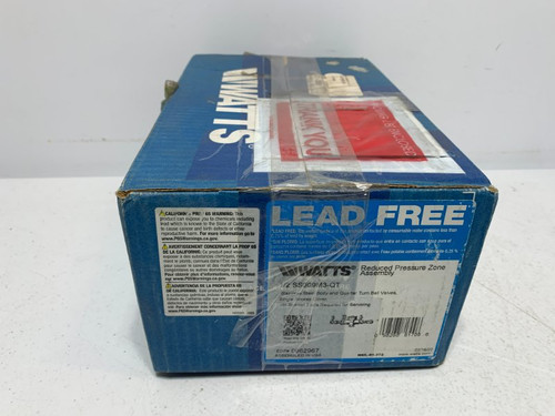 Watts SS009M3-QT 1/2" Reduced Pressure Zone Assembly