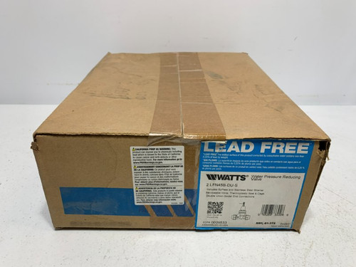 Watts LFN45B-DU-S 2" Water Pressure Reducing Valve