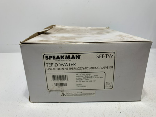 Speakman SEF-TW Thermostatic Mixing Valve Kit 9 GPM Tepid Water