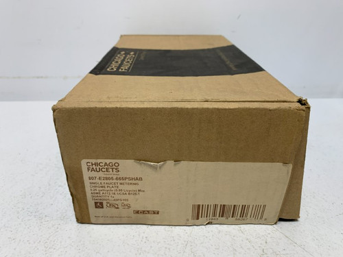 Chicago Faucets 807-E2805-665PSHAB Metering Faucet 0.25 gal/cycle
