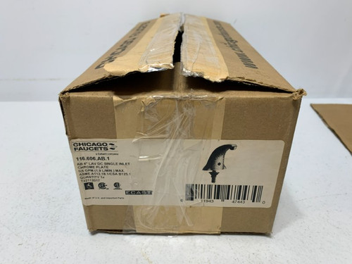 Chicago Faucets 116.606.AB.1 Touchless Faucet 0.5 GPM 4" Chrome Plate