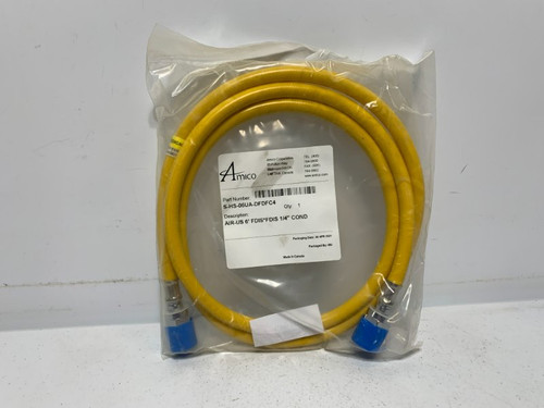 Amico S-HS-06UA-DFDFC4 Medical Gas Hose 6' 1/4" Cond
