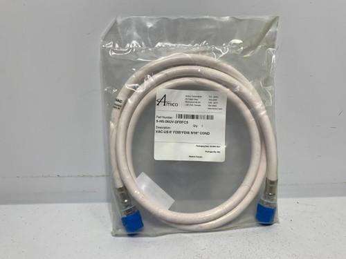 Amico S-HS-06UV-DFDFC5 Vacuum Gas Hose 6' 5/16" Cond