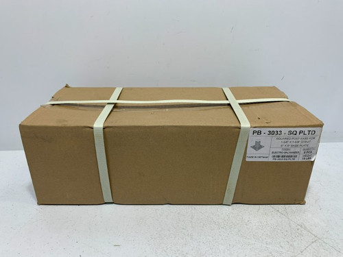 Unistrut PB-3033-SQ PLTD Post Base Electro-Galvanized 1-5/8" Strut (lot of 5)