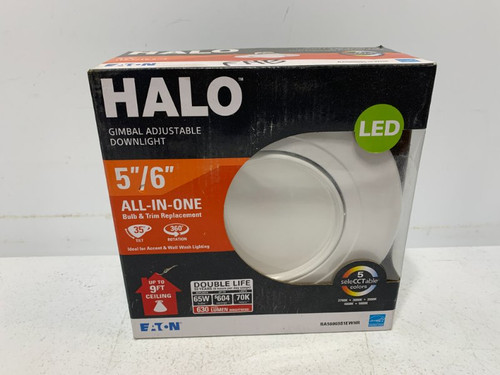 Eaton RA56069S1EWHR LED Gimbal Downlight 5"/6" 120V 7W