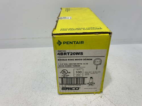 Pentair 4BRT20WS Bridle Ring 1-1/4" 14-10 Wood Screw Thread (lot of 100)
