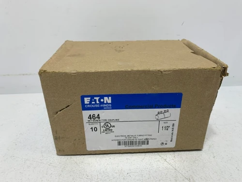 Eaton 464 Coupling 1-1/2" Set Screw Type (lot of 8)
