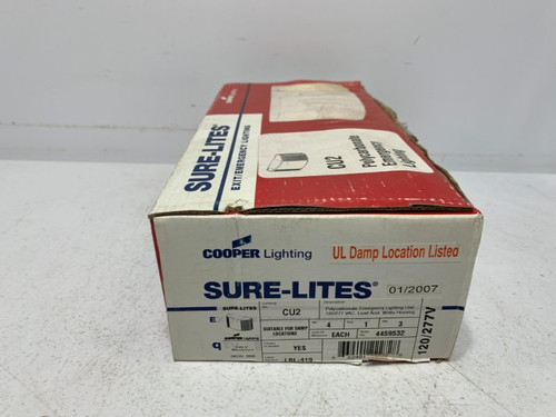 Cooper Lighting CU2 Emergency Light 120/277V