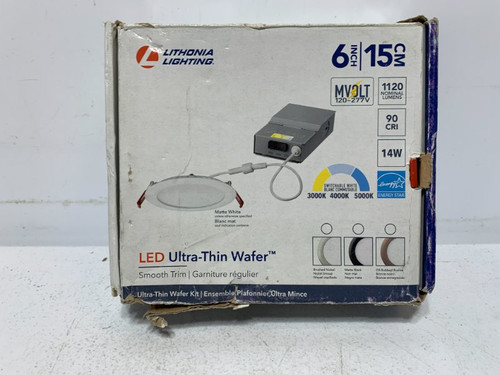 Lithonia Lighting 256K7P LED Wafer Downlight 6" 14W 120-277V 3000K-5000K