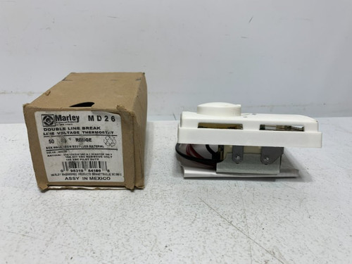 Marley MD26 Line Voltage Thermostat 22A 120/240V 277V DPST