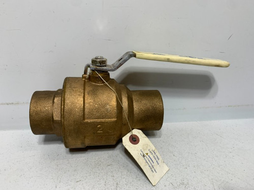 Milwaukee Valve UPBA-450S 2" Ball Valve 600 WOG Full Port Bronze