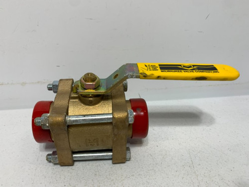 Milwaukee Valve 17826 BA350 1-1/2" Ball Valve 600 PSI Full Port